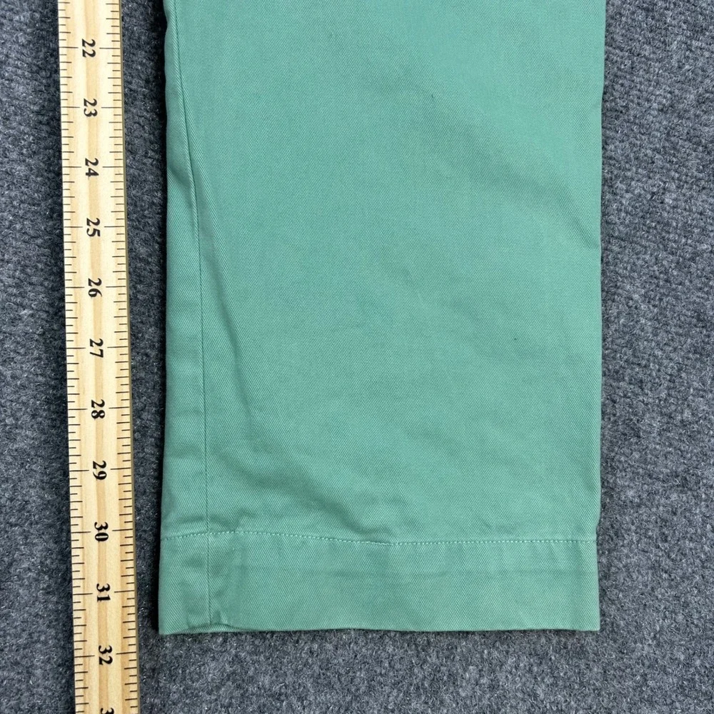 Polo Ralph Lauren Chino Pants Mens Sz 35/32 Green Slim Fit Preppy Comfort Cotton